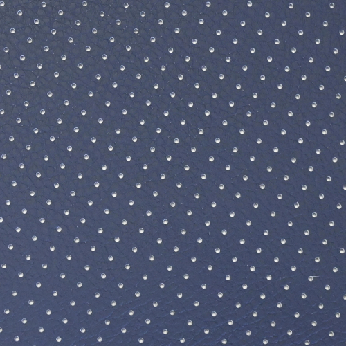 Экокожа Brandy Coventry Blue c перфорацией
