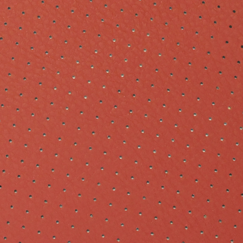 Экокожа Brandy Coventry Red c перфорацией
